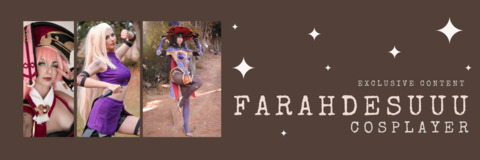 OnlyFans header picture farahcosplay