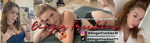 OnlyFans header picture frecklemygingerfree