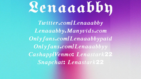 OnlyFans header picture lenaaabbyy