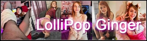 OnlyFans header picture lollipopginger