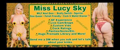 Header afbeelding van OnlyFans misslucysky