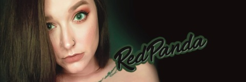 Imagem do cabeçalho do OnlyFans de redpandapie